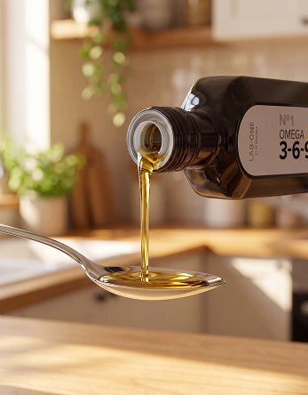 Nr. 1 Omega 3-6-9 – ein kompletter Satz Omegas in 1 Teelöffel
